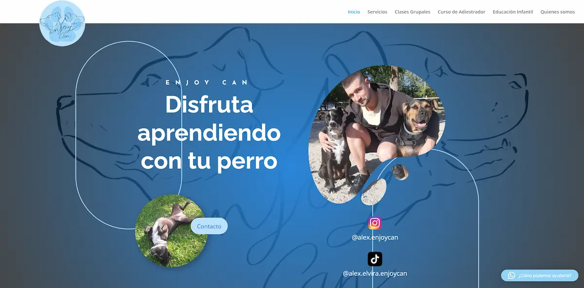 Captura de la web de Enjoy Can